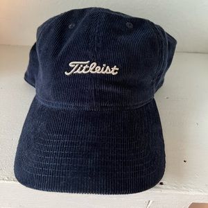 Corduroy Titleist Golf Hat